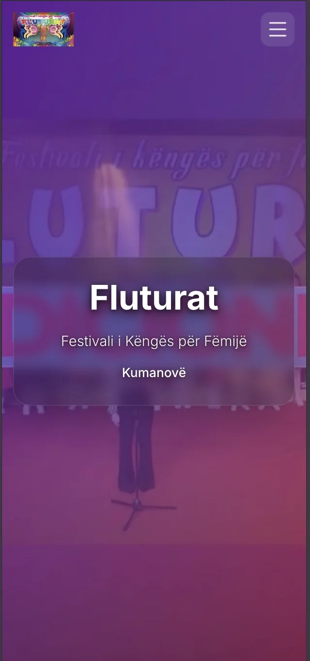 Festivali Fluturat mobile view