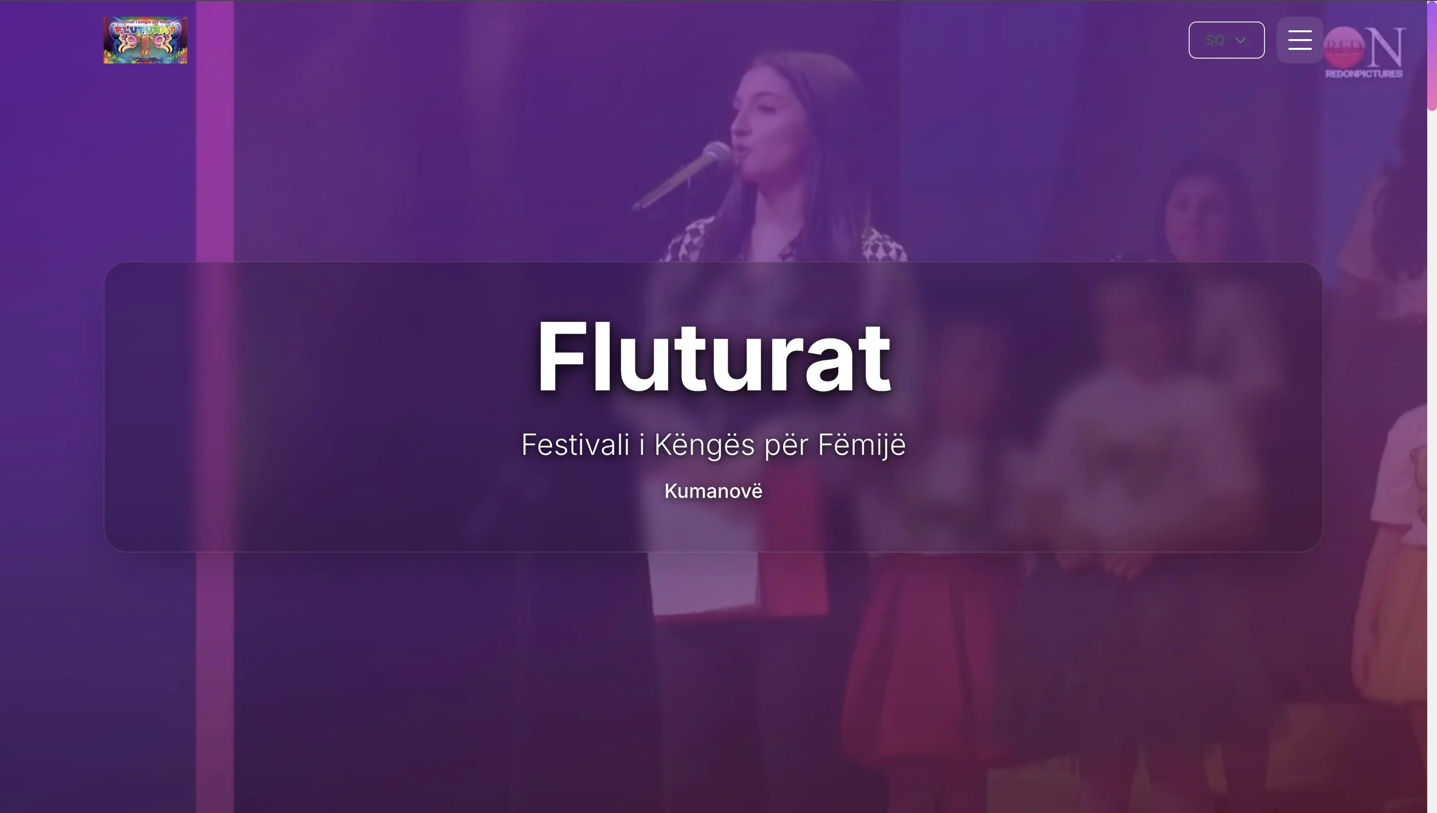Festivali Fluturat — homepage screenshot